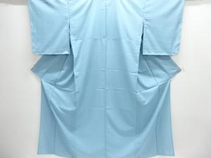 未使用品　駒絽一つ紋色無地着物